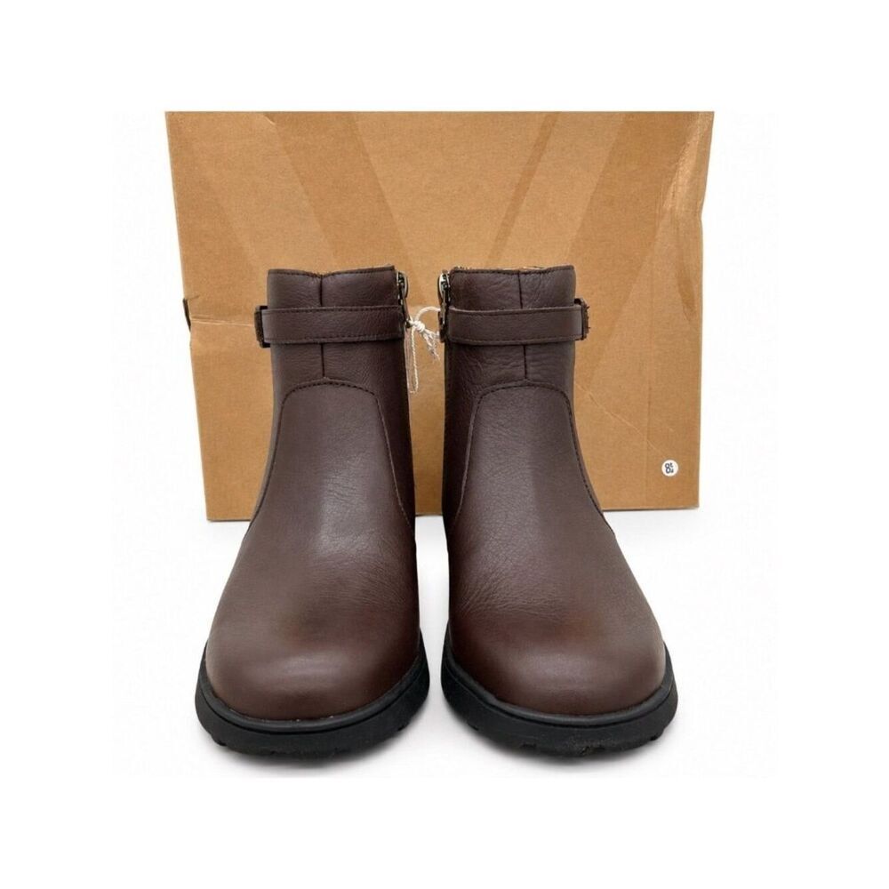 VIONIC Redding Supportive Chocolate Ganache Leather Waterproof Boots Womens 6.5 - Picture 4 of 9